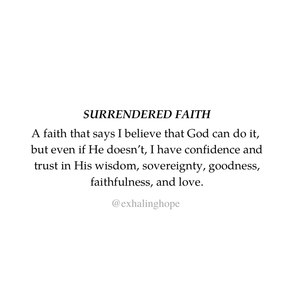 03 – A Surrendered&nbsp;Faith